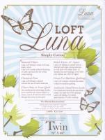 Luna Loft, Vlies Simply Cotton, 100 % Baumwolle, Twin 72" x 90", natur / kommt Ende März 23