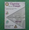 Clearview Triangel, metrisches Dreieckslineal 20 cm 60 °, Quilt with Marci Baker