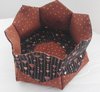Materialpack  Hexagonkörbchen "Glimmering" , Handnähprojekt