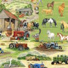 Serie "In the Country", Bauernhoftiere, Pferde  und Traktoren von Nutex