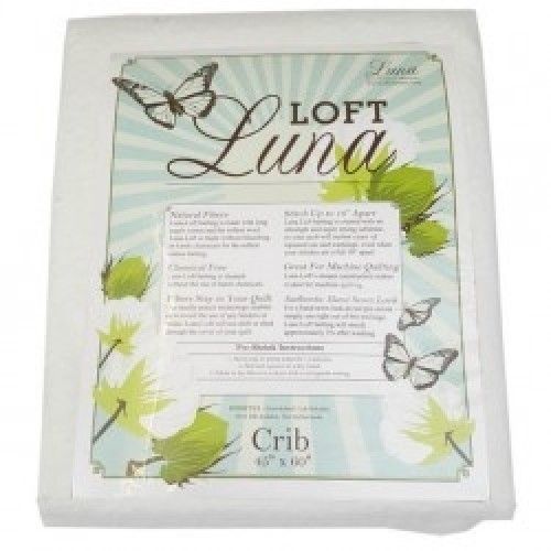 Luna Loft, Vlies Simply Cotton, 100 % Baumwolle, Crib 45" x 60", natur