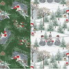 Serie "Joyful Tidings", Schlitten, Schneemänner, Winterlandschaft, Adventskalender, von Blank Quilti