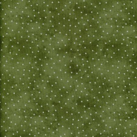 Grass Green Scattered Dots, Punkte von Maywood, grün